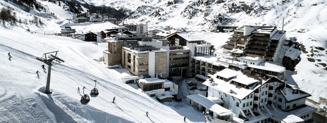 Ski-In / Ski-Out: Vom Hotel geht's direkt auf die abwechslungsreichen Pisten von Obergurgl.
