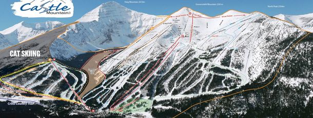 Information about the ski resort Castle Mountain Resort