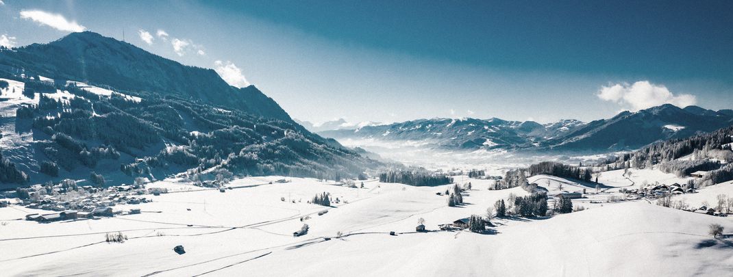 Sonne, weite Pisten und traumhafte Ausblicke - das ist das Winterparadies Allgäu