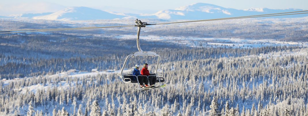 Das Skigebiet Kvitfjell liegt 30 Minuten nördlich von Lillehammer in nahezu unberührter Natur.