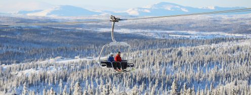 Das Skigebiet Kvitfjell liegt 30 Minuten nördlich von Lillehammer in nahezu unberührter Natur.
