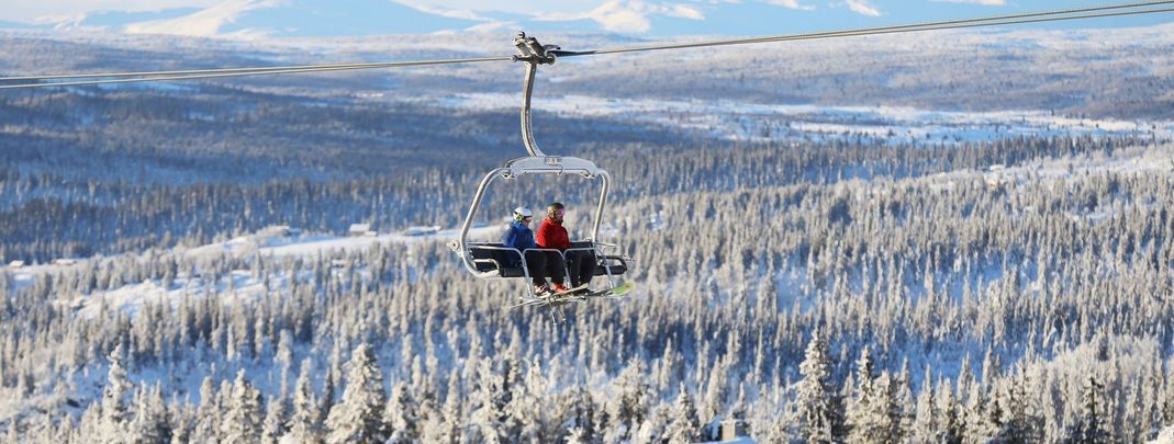 Kvitfjell liegt nördlich von Lillehammer in Norwegen.