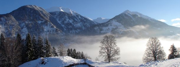 Winterlandschaft mit Blick auf Gamskarkogel