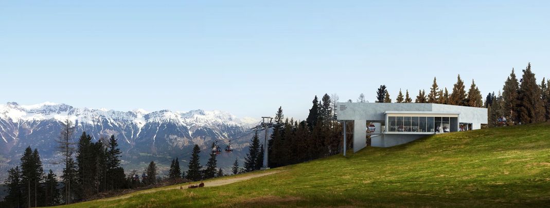 Die neue Mittelstation am Patscherkofel