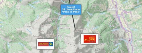 Die geplante Verbindung des Spieljochs mit Hochzillertal/Hochfügen