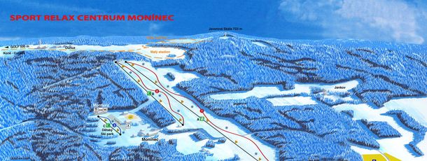 Detaillierte Infos zum Skiurlaub im Skigebiet Moninec