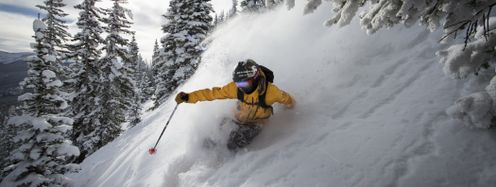 Treeskiing und Off-pist Skiing sind in Aspen Mountain ein großartiges Erlebnis.