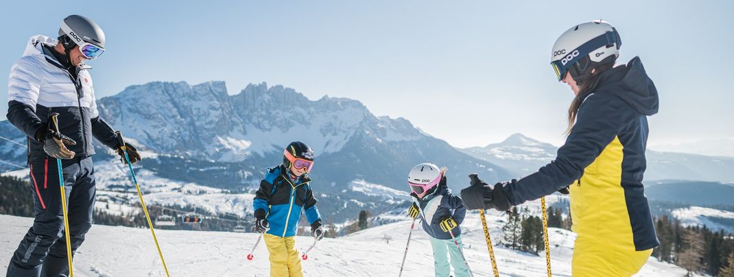 Das Eggental ist die beste Adresse für Familien-Skiurlaub in Südtirol