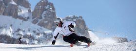 Skifahren vor beeindruckender Kulisse im Trentino
