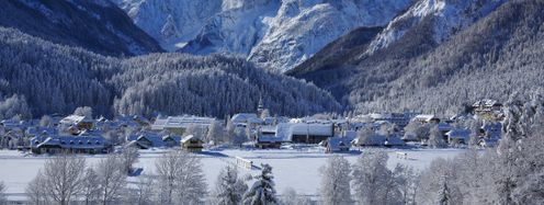 Direkt an der Grenze zu Österreich liegt der slowenische Skiort Kranjska Gora.