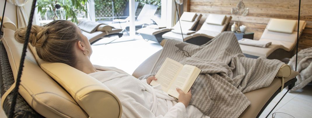 Relaxliegen im Alphaus Spa