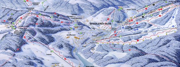 Information about the ski resort Spindleruv Mlyn