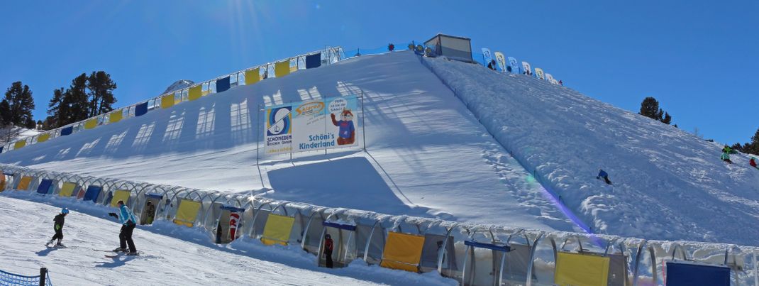 Schönis Kinderland direkt am Ausstieg der Gondelbahn