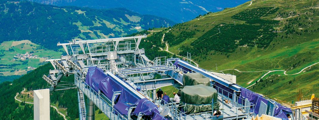 An der neuen Bergstation wartet ein tolles Panorama.