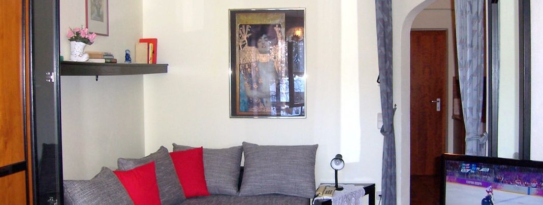 Wohnschlafraum mit Doppelcouch