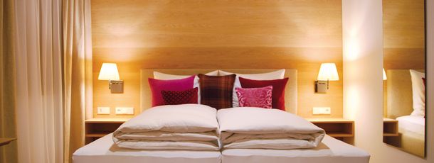 Wohnschlafzimmer im Familienappartement