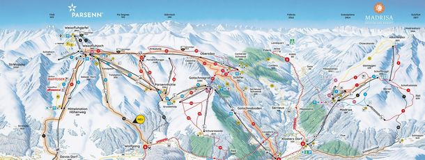Information about the ski resort Davos Klosters Mountains