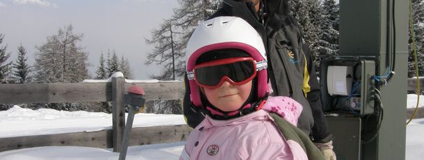 meine Tochter beim Lift