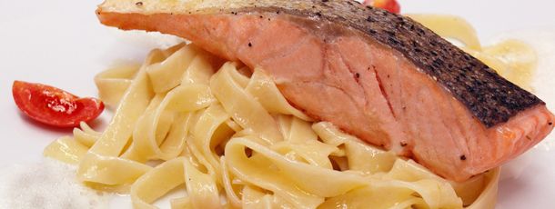 tägliche Wahl zwischen Fleisch, Fisch und vegetarischen Gerichten