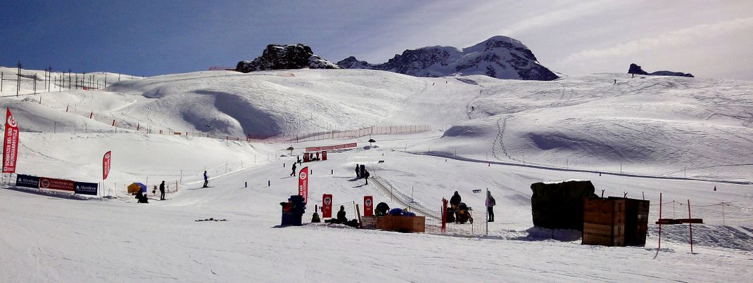 View across the childrens' park at Riffelberg