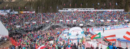 Über 10.000 Zuschauer werden pro Renntag in Hinterstoder erwartet.