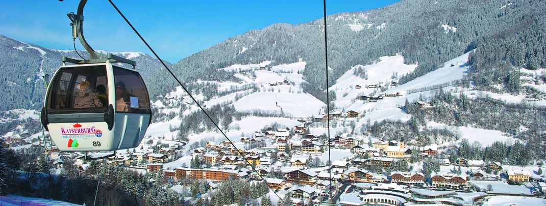Blick von der Kaiserburg aufs Hotel