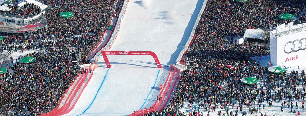 85.000 Fans werden über die drei Renntage in Kitzbühel erwartet.