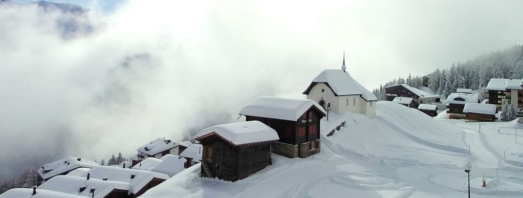 In der Aletsch Arena sind bis Sonntag knapp 80 cm Neuschnee gemeldet.