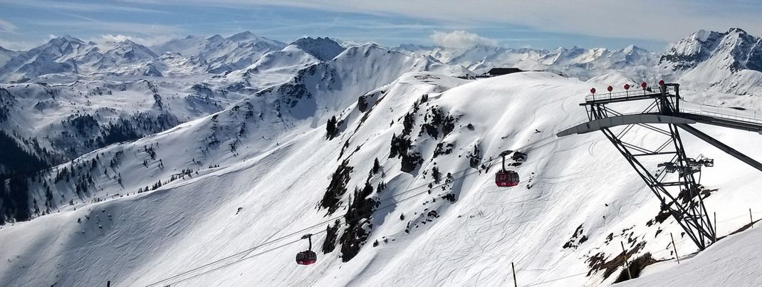 Die 3S-Gondel verbindet den Pengelstein mit der Wurzhöhe
