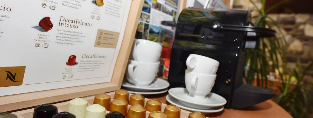 Ferienwohne Mattle in Kappl Tirol bei Ischgl-Paznaun, Nespressotheke