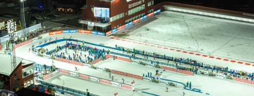 Sechs Weltcuprennen stehen in Östersund auf dem Programm, die Hälfte davon unter Flutlicht.