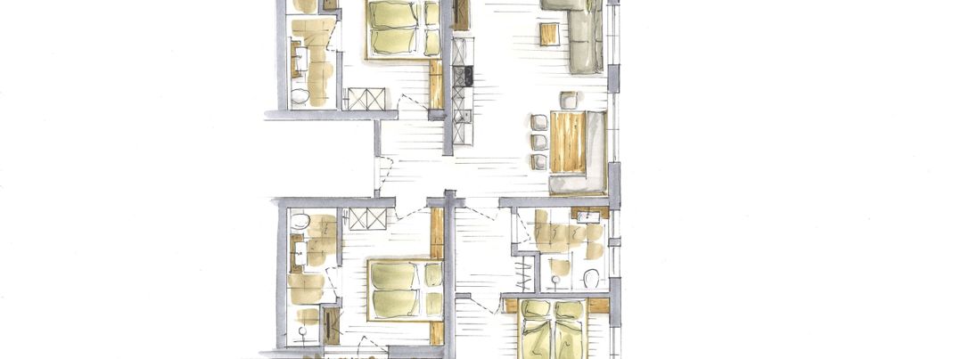 Apartment C 6-8 Personen 85m2