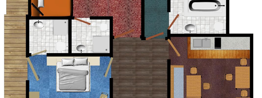 Ferienwohnung ANNA Grundriss