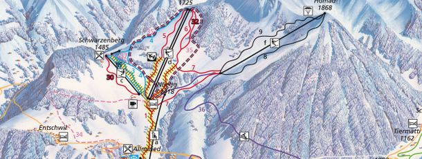 Information about the ski resort Wiriehorn