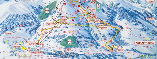 Information about the ski resort Brigels Waltensburg Andiast
