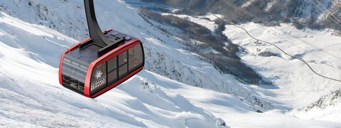 Statt blau werden die neuen Kabinen wieder in rotem Design erstrahlen.