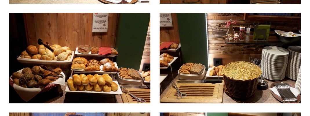 Frühstücksbuffet vom B&B Appartements Glungezer in Tulfes