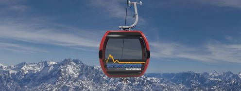 Old becomes new: the Schwarzwandbahn is replaced by a 10-seater gondola lift.