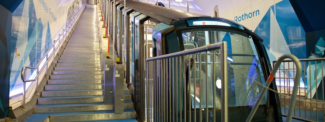 Der bequemste Weg auf den Berg: Die Tunnelbahn am Sunnegga verkürzt Warte- und Fahrzeit