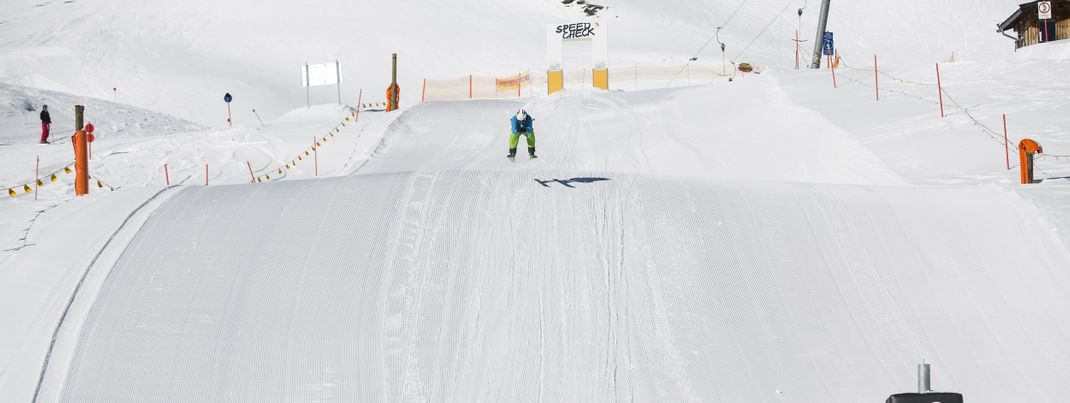 Speed Check Strecke in Königsleiten/Gipfelbahn
