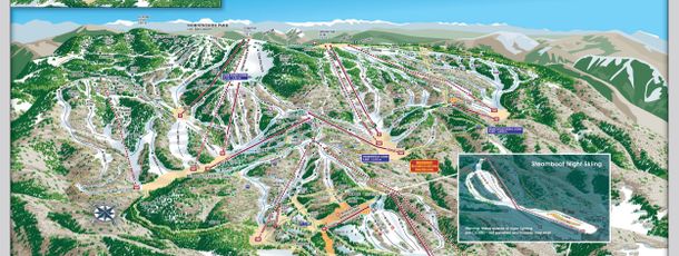 Information about the ski resort Steamboat