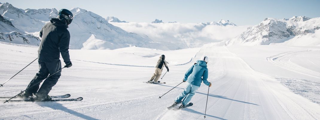 305 Pistenkilometer kann man von Lech-Zürs aus erkunden.
