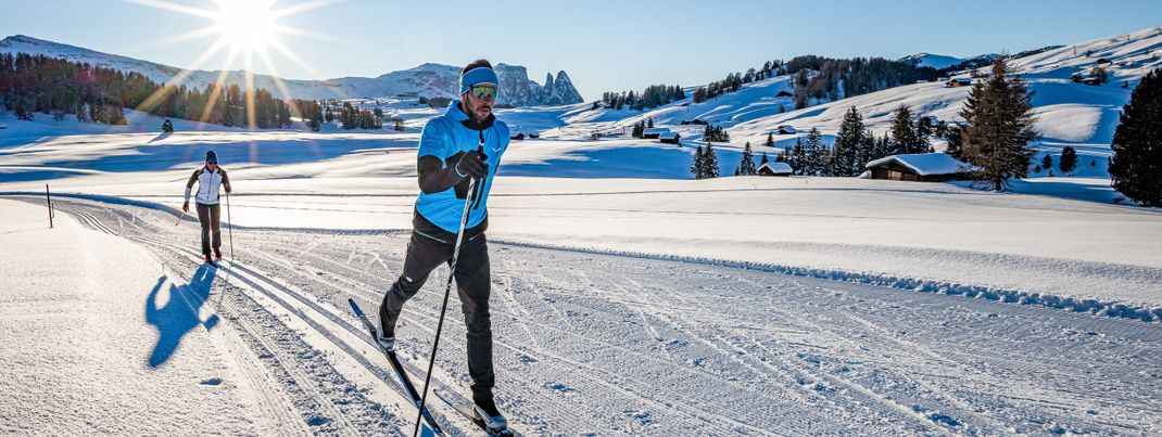 80 Loipenkilometer ziehen sich über Europas größte Hochalm.