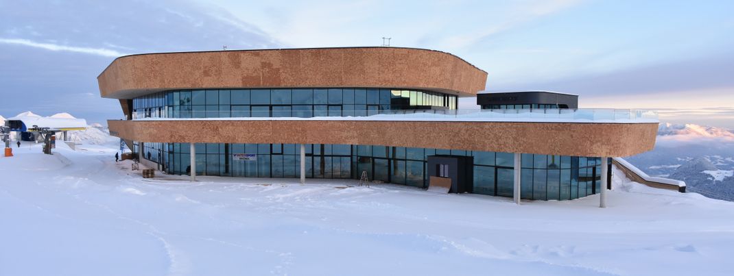 Die Bergstation am Spieljoch.