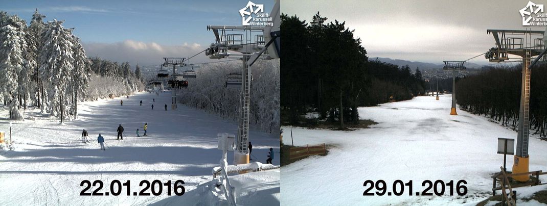 Wintereinbruch am Wochenende