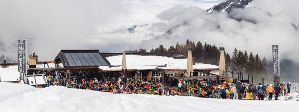 Skihütte in der Silvretta Montafon