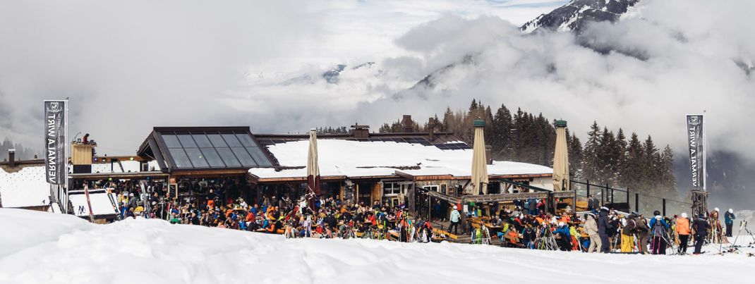 Skihütte in der Silvretta Montafon