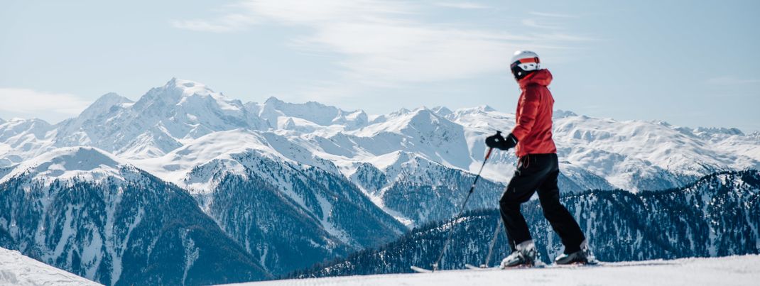 Pistenspaß mit Traum-Aussicht im Skigebiet Watles