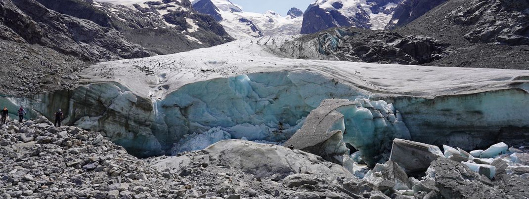 Aufgrund der starken Gletscherschmelze kommen jedes Jahr neue Gegenstände zum Vorschein.