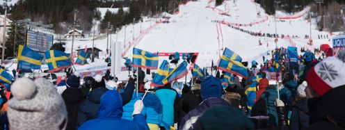 Mehrere Tausend Fans werden im Zielbereich in Are erwartet.